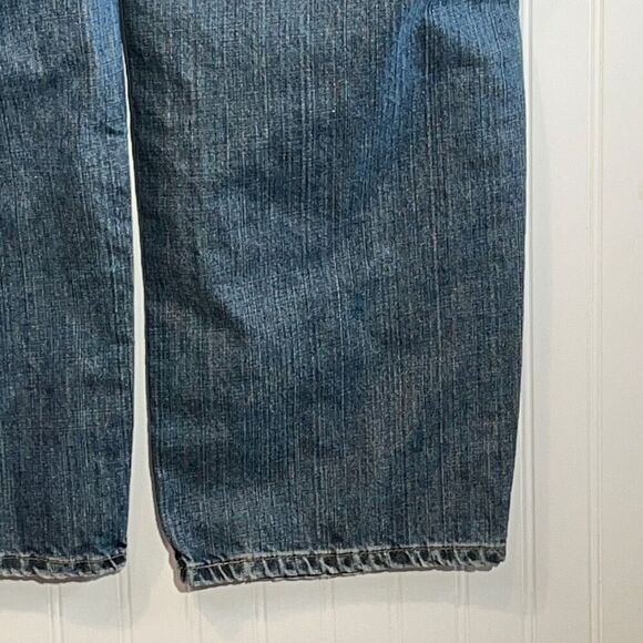 Levis 559 Jeans Relaxed Straight Men 50X32 Medium Blue Wash Chore Cowboy Western - Picture 11 of 12